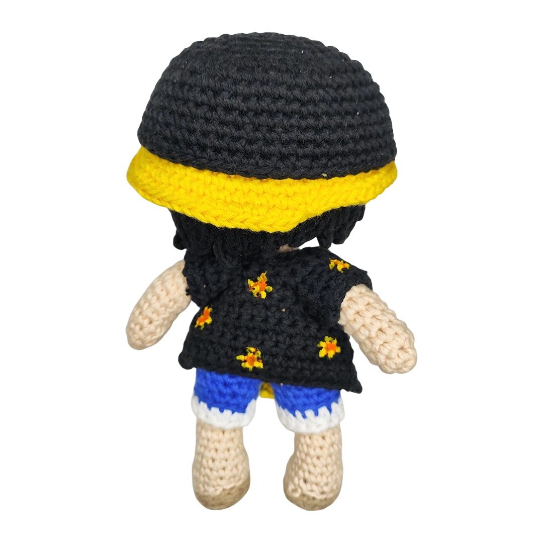 Amigurumi Monkey D. Luffy Lucy Dressrosa Crochet Artesanal