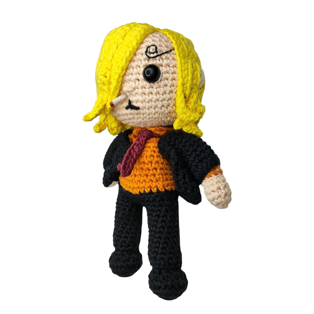 Amigurumi Vinsmoke Sanji One Piece Crochet Artesanal