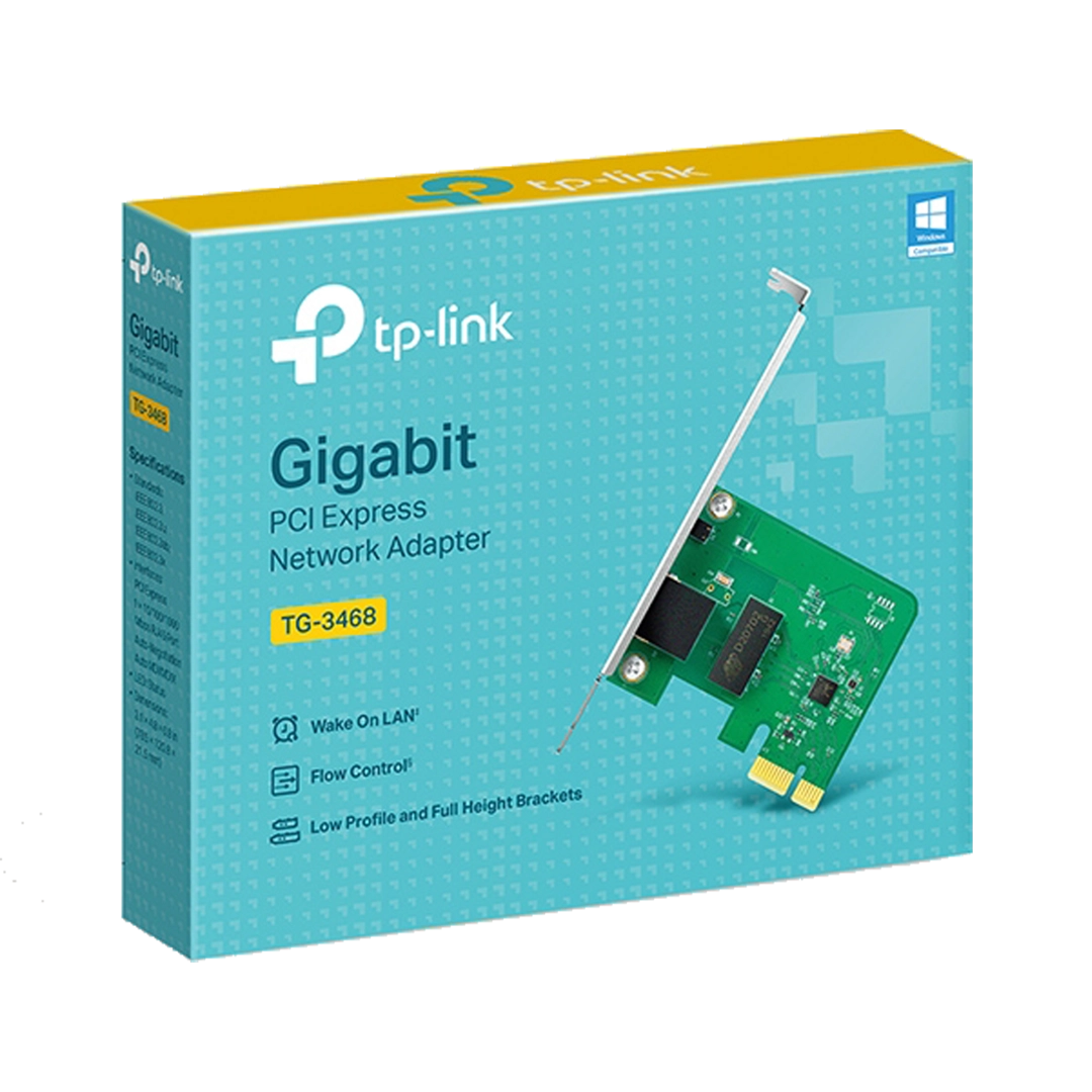 Tarjeta de Red PCI Express Gigabit 1 RJ45 TP LINK TG-3468