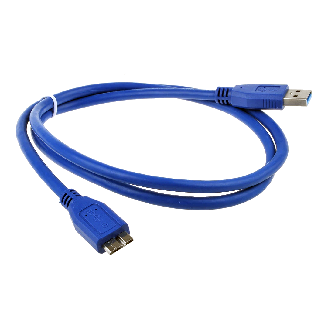 Cable USB A 3.0 Macho a Macho Micro b para Disco Duro 1m