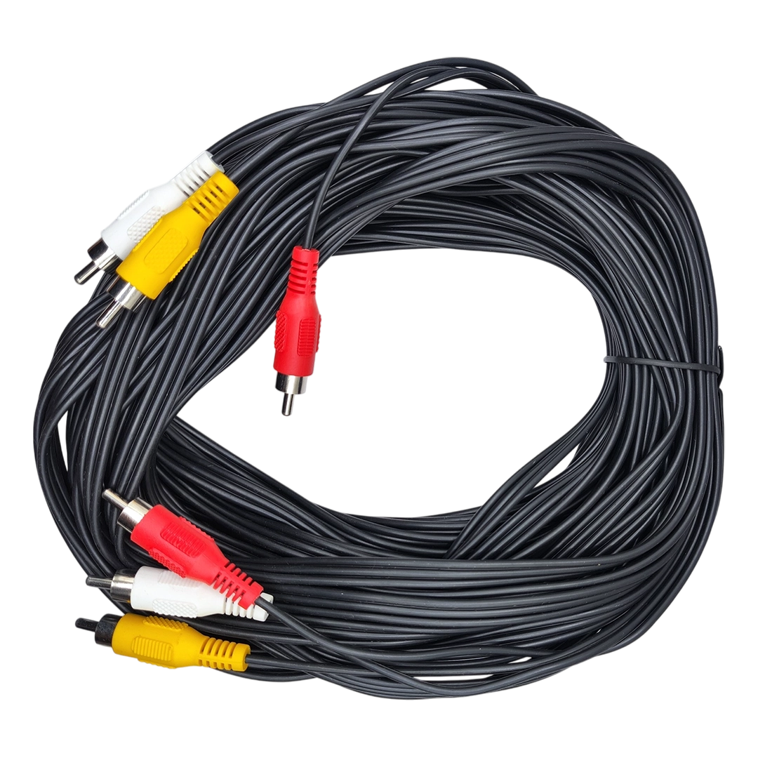 Cable Rca Macho A Macho 15 Metros Audio Y Video