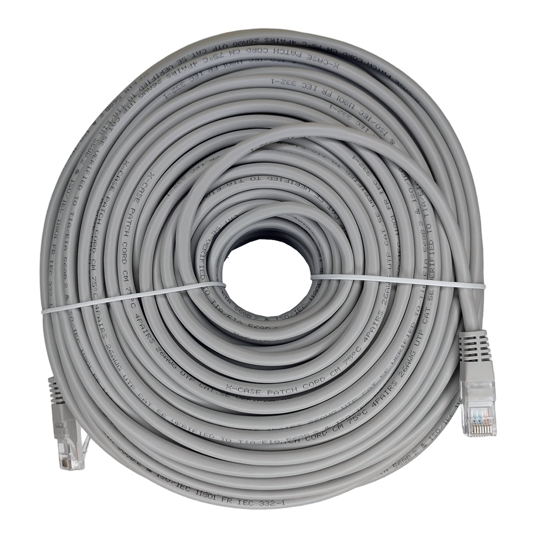 Cable de Red 50 Metros Patch Cord RJ45 Cat 5e Ethernet