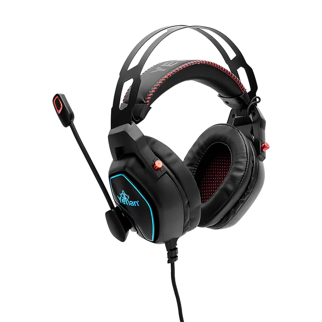 Headset Diadema con Micrófono Gamer RGB Yeyian Vicious Conexión 3.5mm + USB