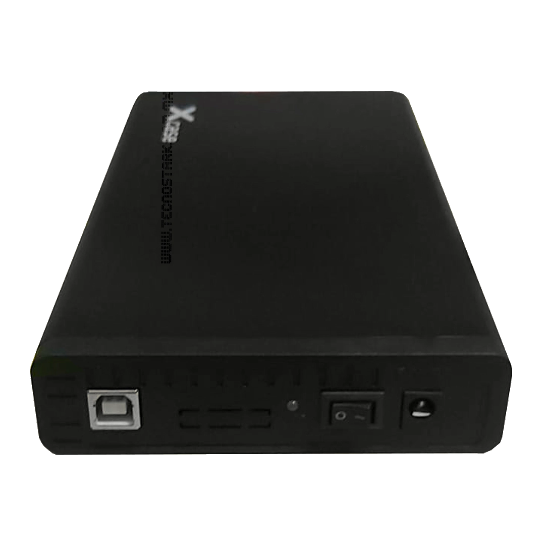 Gabinete Case USB 2.0 Disco Duro 3.5 Sata Negro PC y Mac