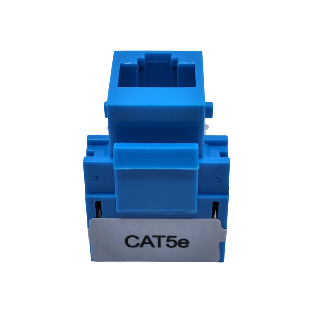 Jack Rj45 Cat 5e Azul Utp Conector Hembra Red 1 Pieza