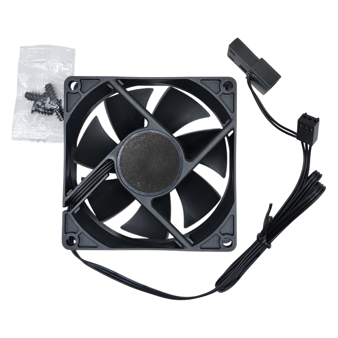 Ventilador 80mm Xcase Dual Conexión Molex Y 3 Pines Fan