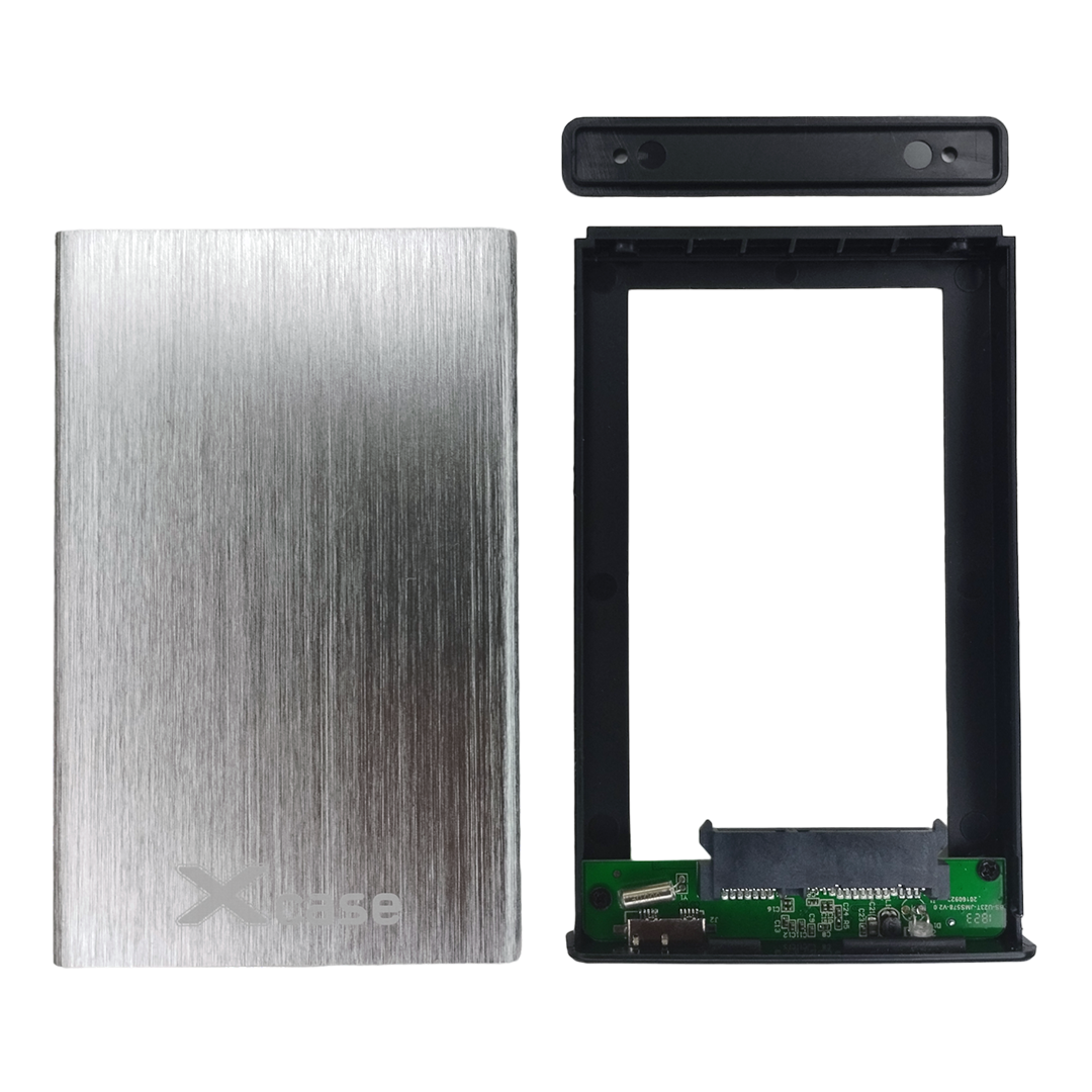 Gabinete Case USB 3.0 para Disco Duro 2.5” Plata