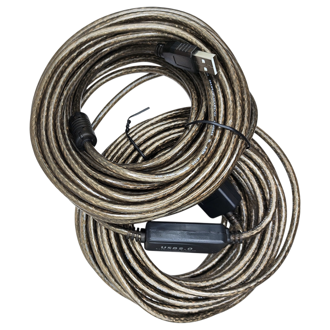 Extensión USB 2.0 Activa Macho a hembra de 20 Metros 480 MBPS