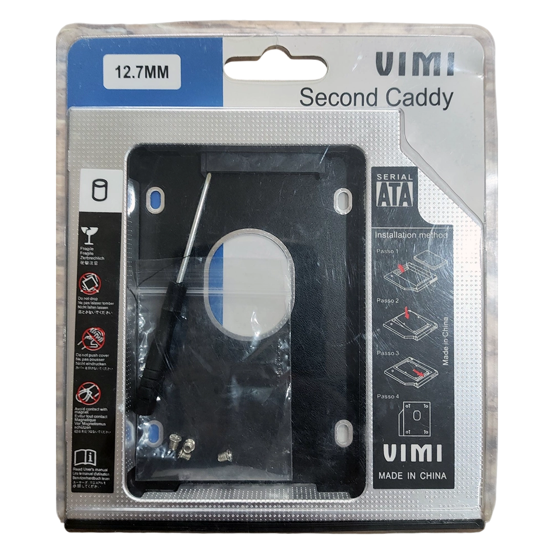 Caddy Adaptador Disco Duro 2.5” Ssd 12.7mm Laptop