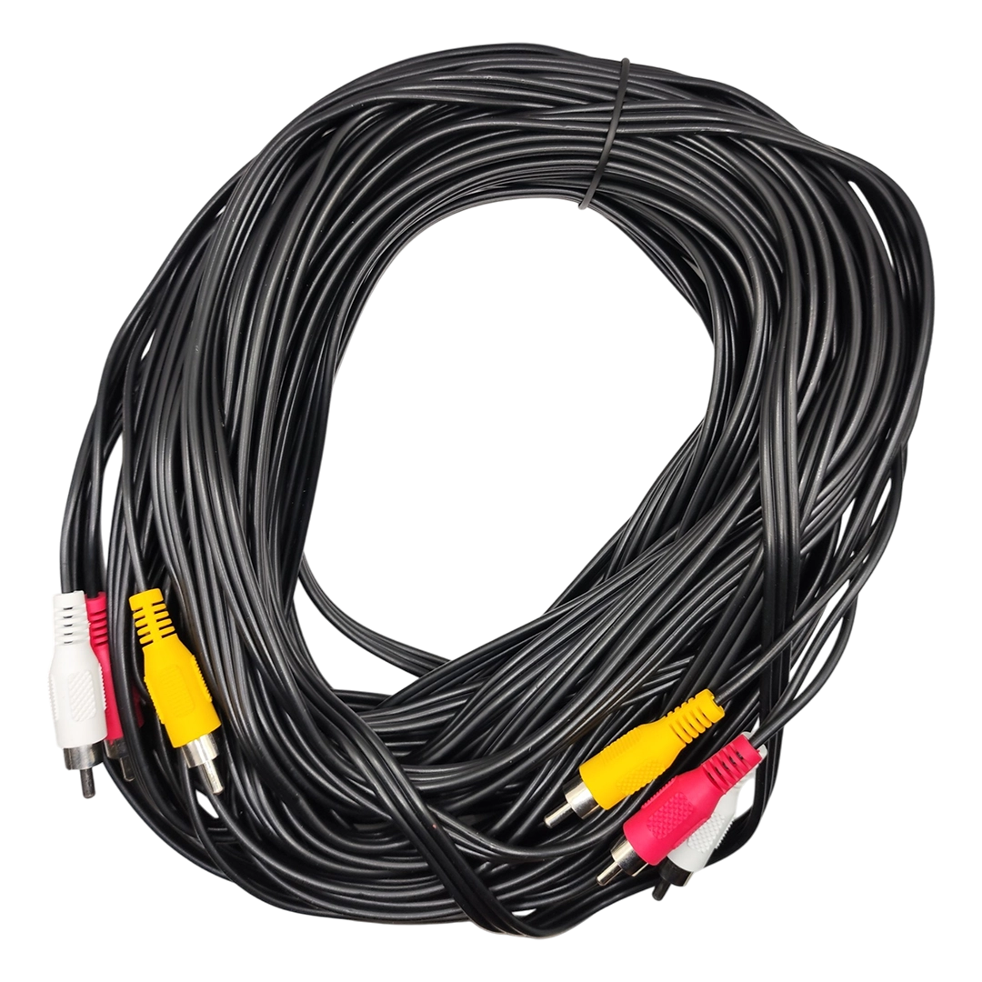 Cable Rca Macho A Macho 20 Metros Audio Y Video