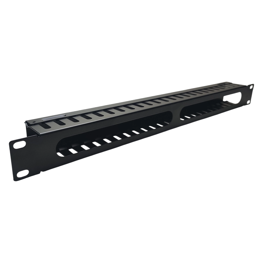 Organizador de Cables 24 Puertos para Rack 19”