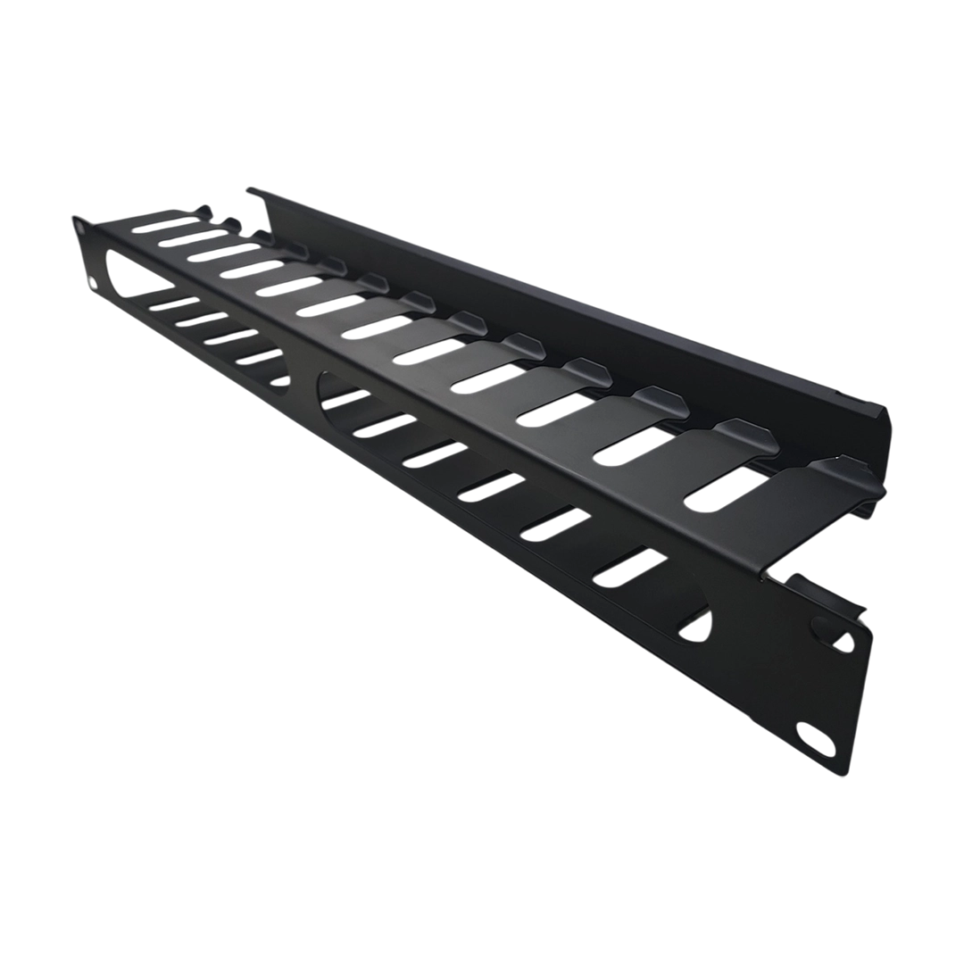 Organizador de Cables 12 Puertos para Rack 19”