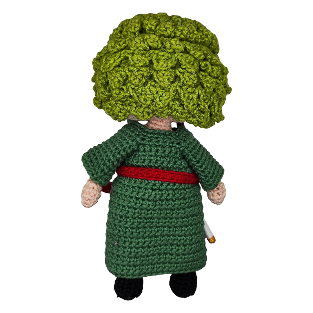 Amigurumi One Piece Roronoa Zoro Crochet Artesanal