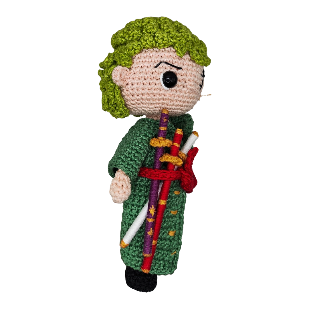 Amigurumi One Piece Roronoa Zoro Crochet Artesanal
