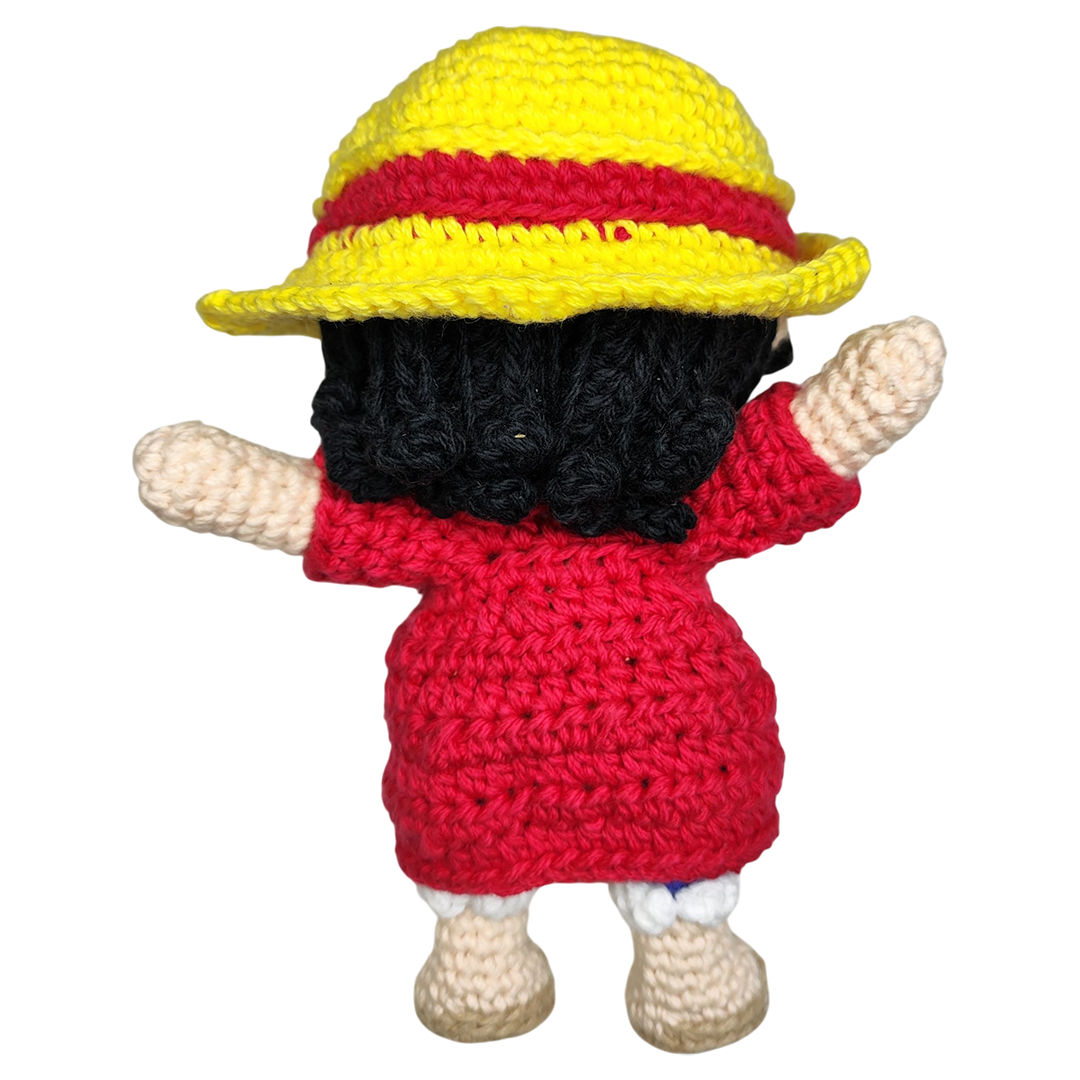 Amigurumi Monkey D Luffy One Piece Crochet Artesanal