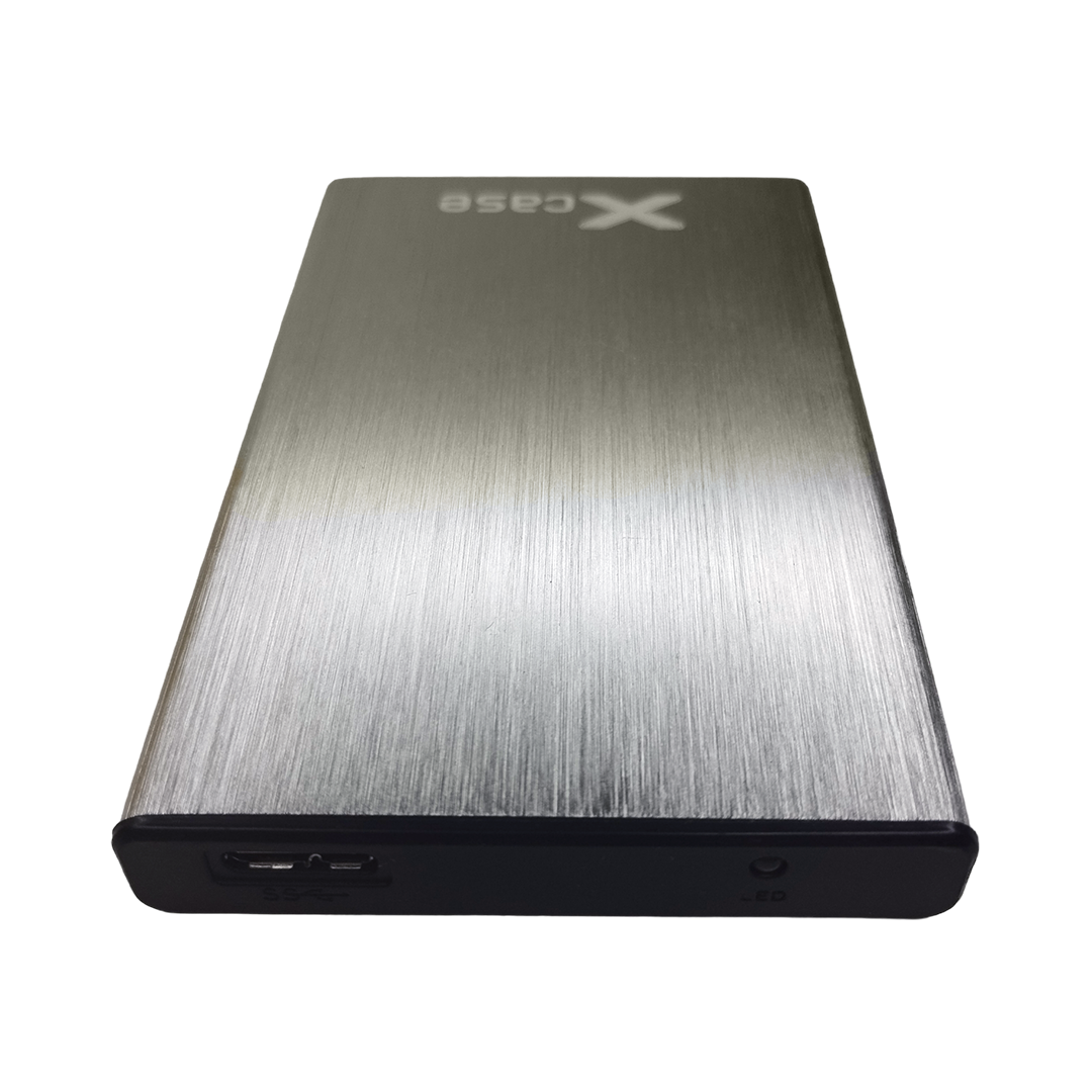 Gabinete Case USB 3.0 para Disco Duro 2.5” Plata