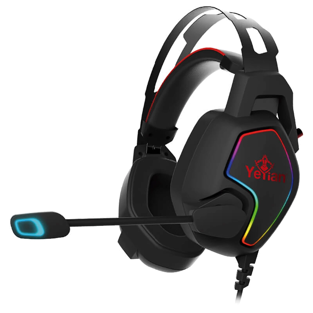 Headset Diadema con Micrófono Gamer RGB Yeyian Vicious Conexión 3.5mm + USB
