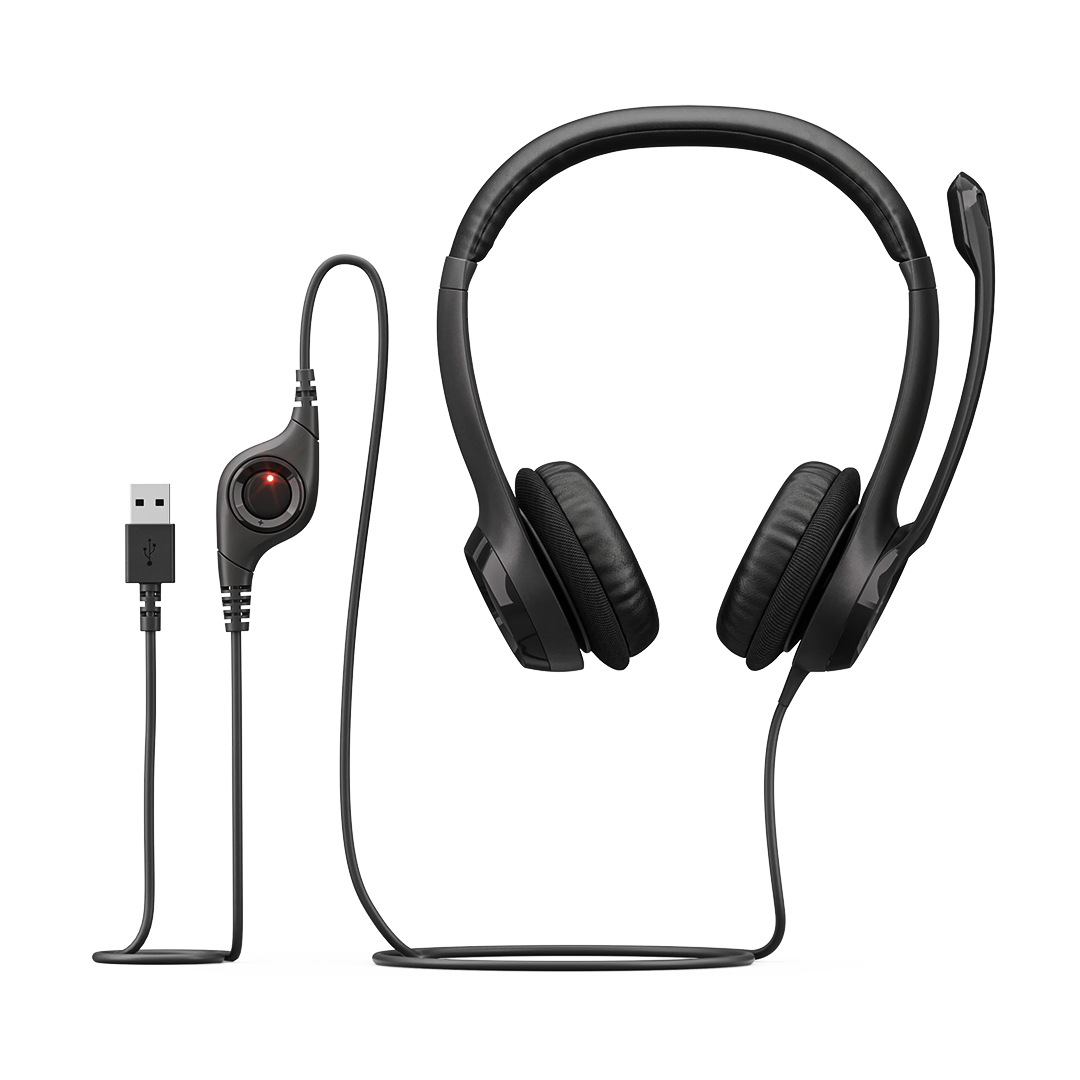 Headset Diadema con Micrófono Logitech H390 Conexión USB