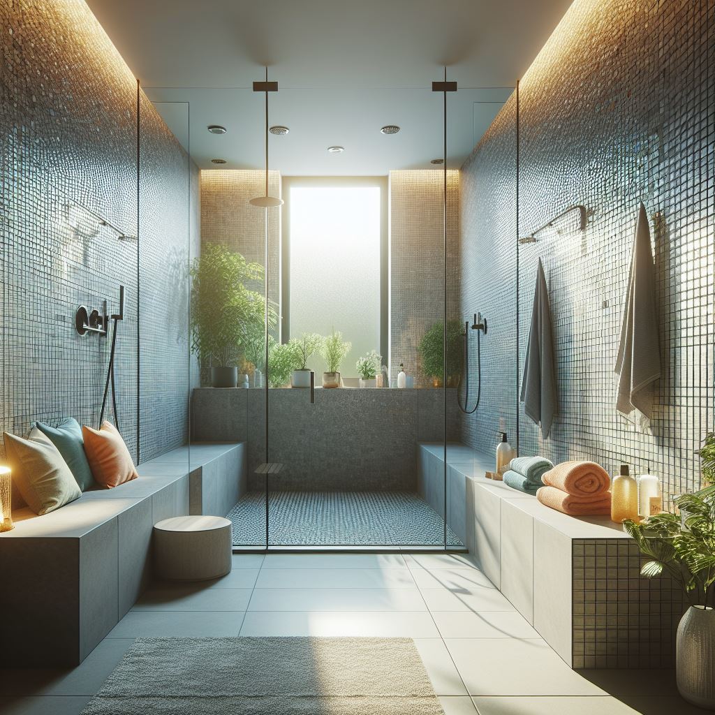 Modern Spa Shower