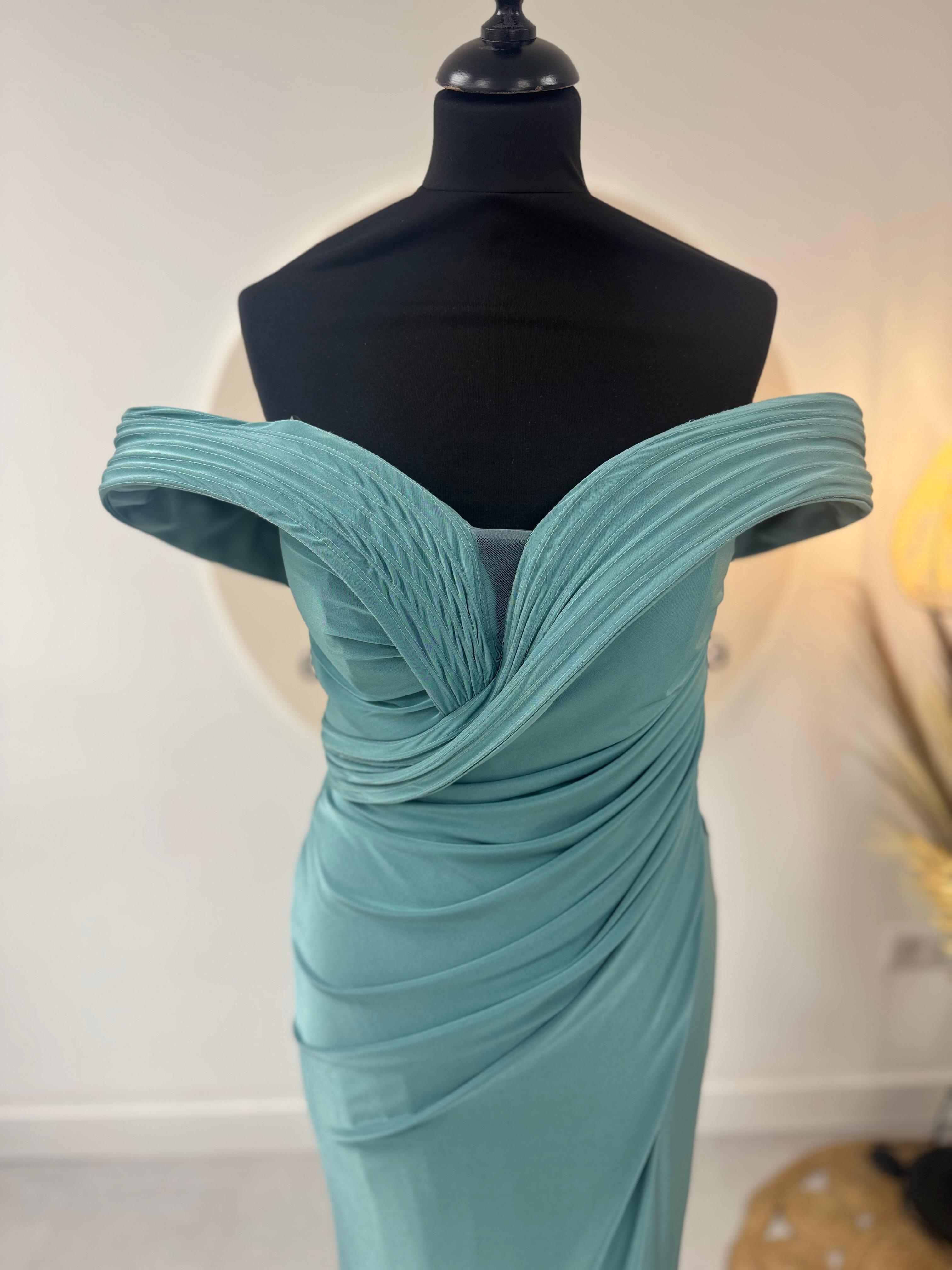 Robe de soirée émeraude