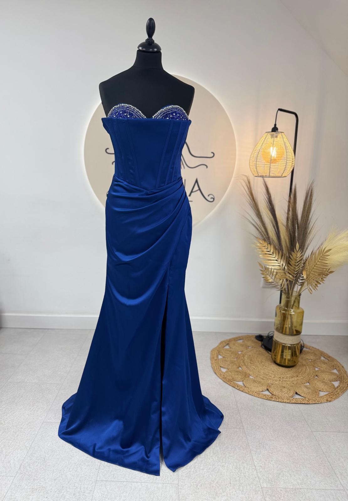 Robe de soirée bleue