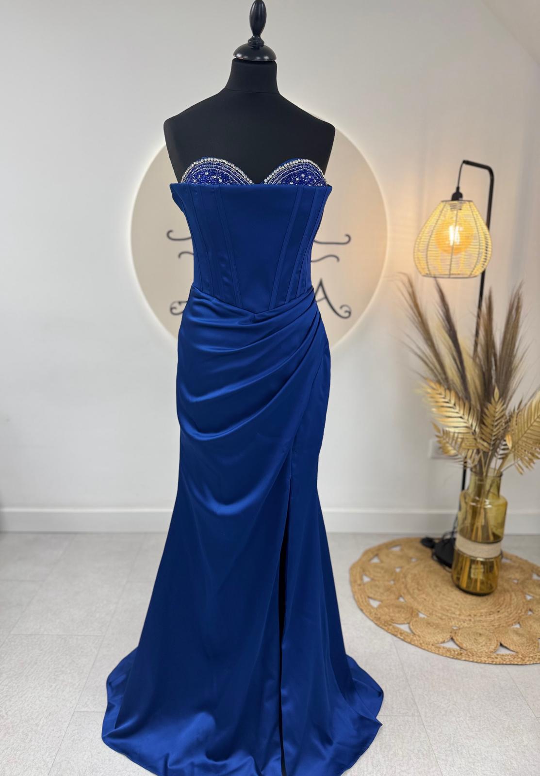 Robe de soirée bleue