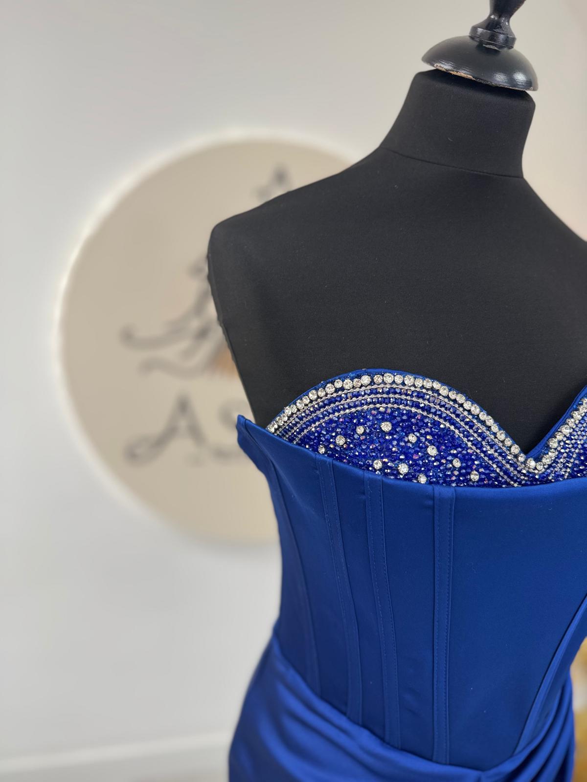 Robe de soirée bleue