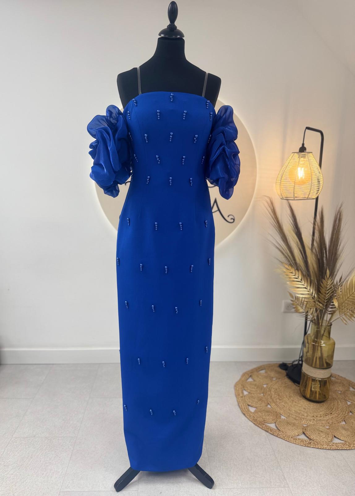 Robe de soirée bleue
