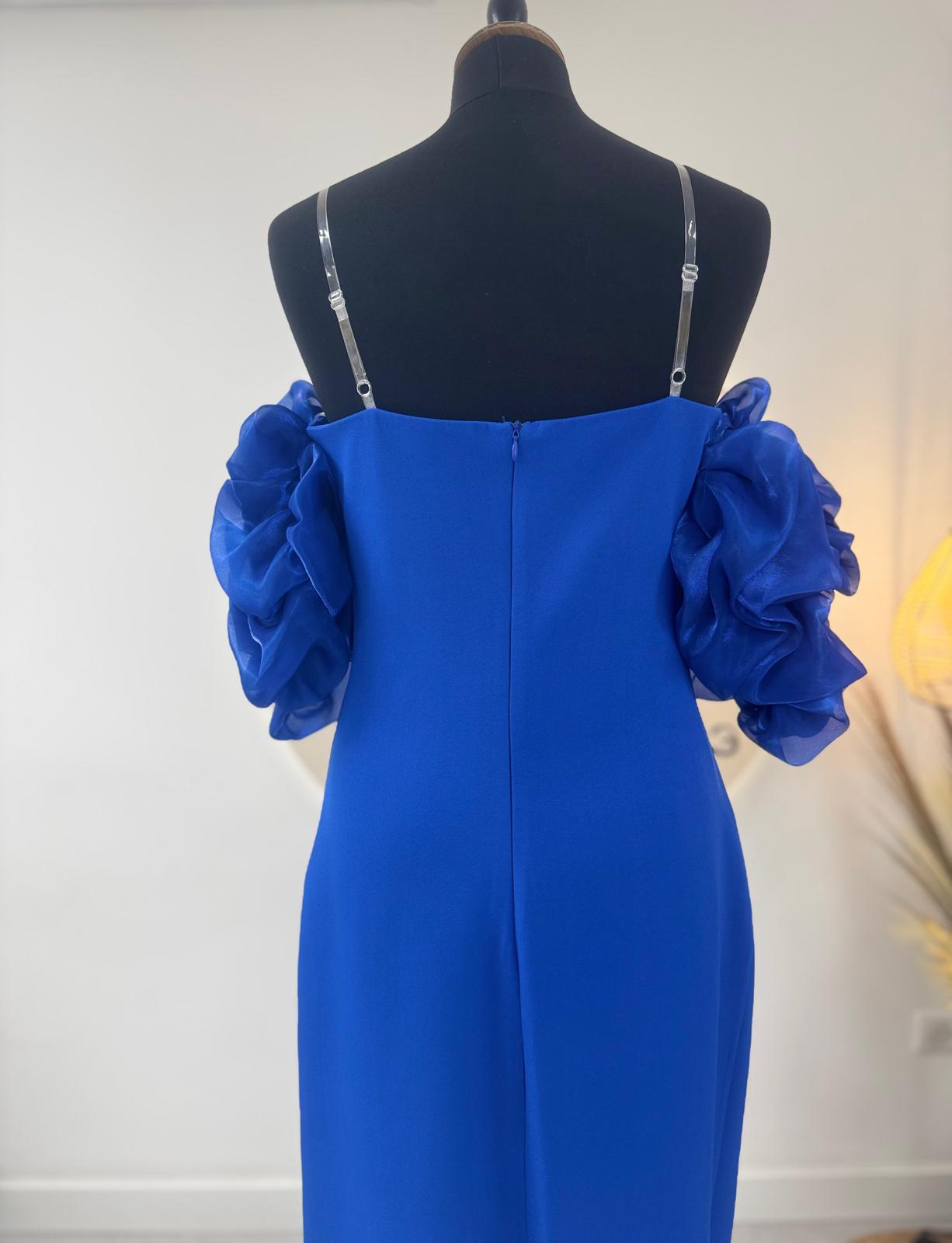 Robe de soirée bleue