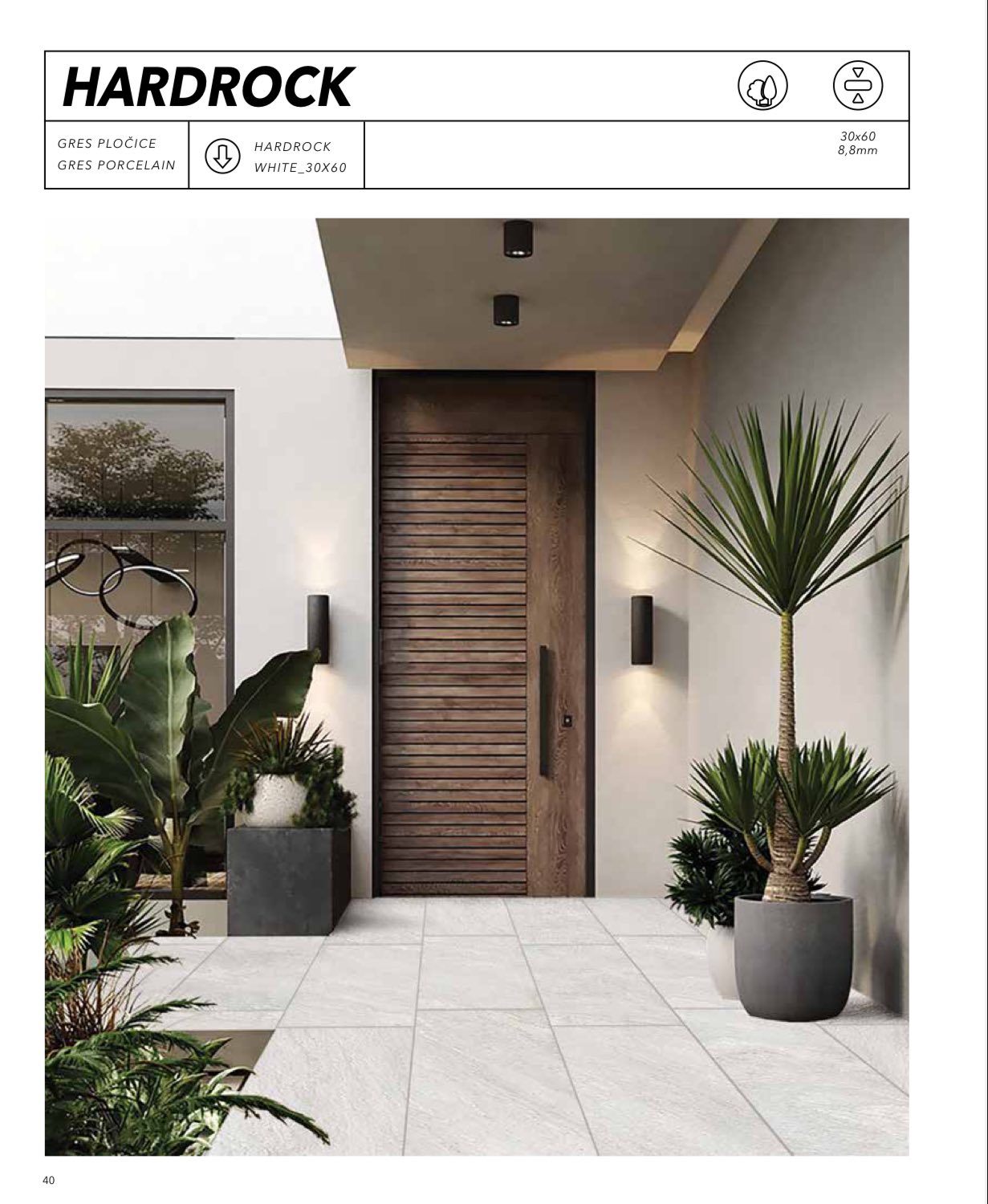 Hardrock White 30x60