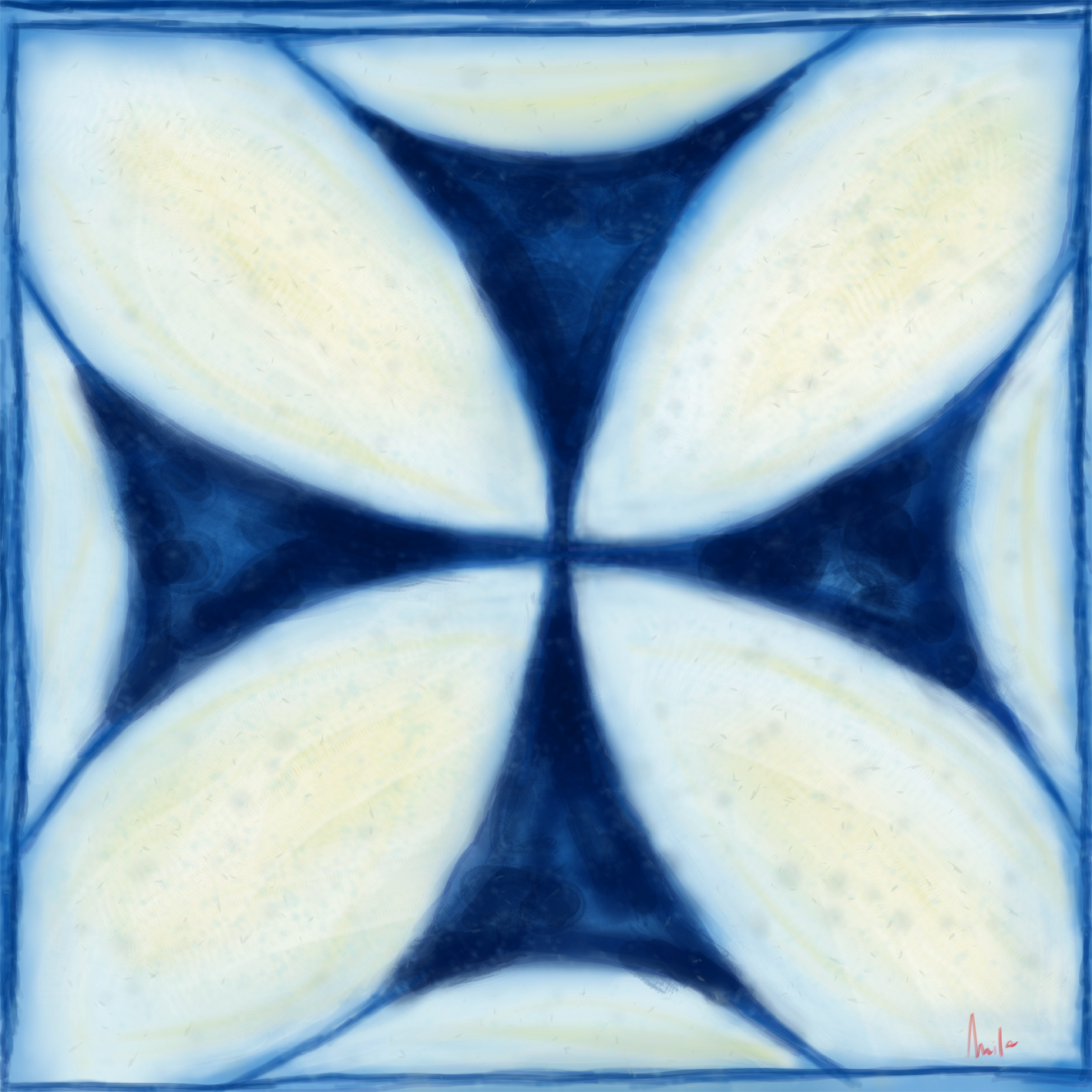 Azulejo antiguo decorativo 