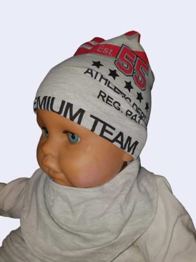 Beanie mit Schal UNIKAT