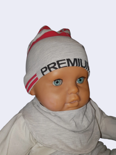 Beanie mit Schal UNIKAT