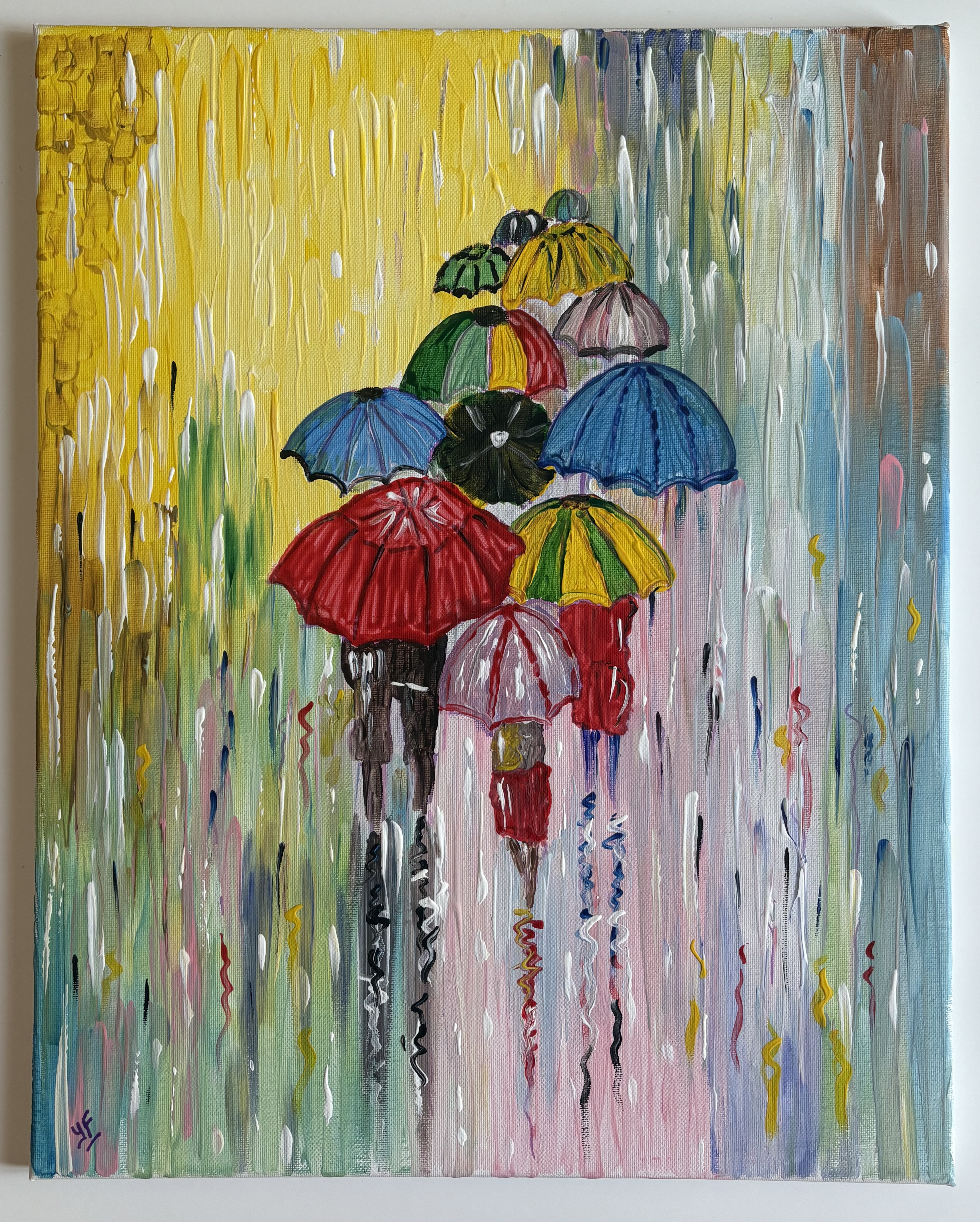 Decembre à Paris 40x50cm