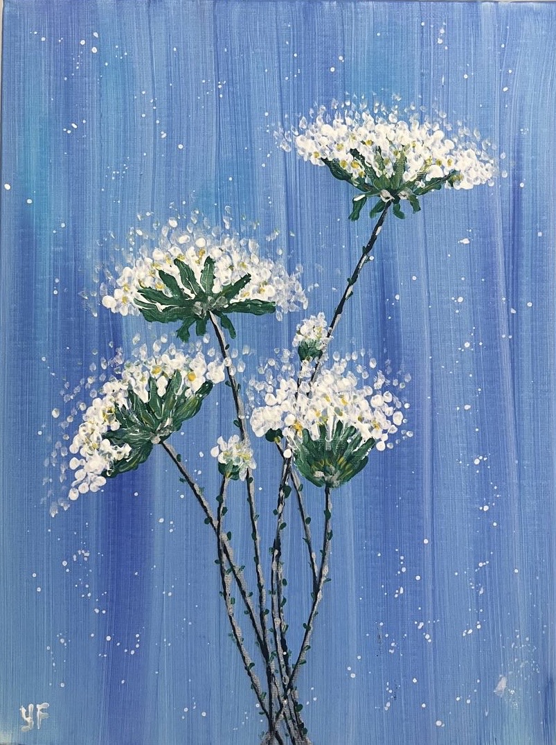 Queen Anne’s lace 30x40 cm