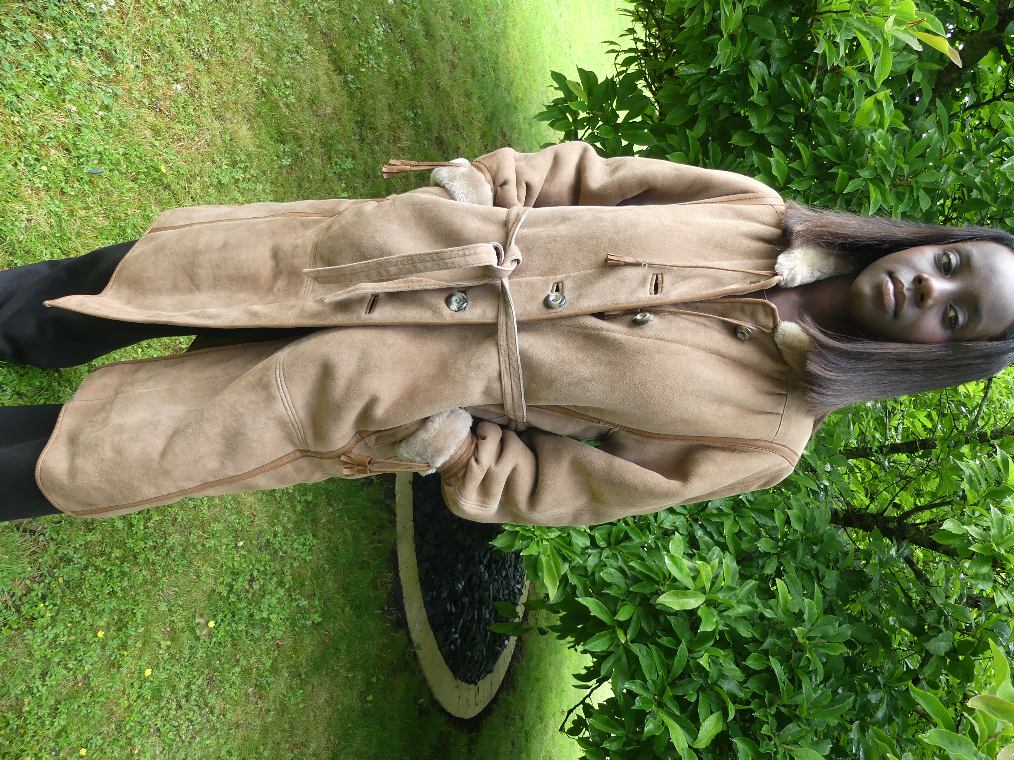 Manteau cuir 