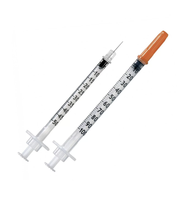 jeringas de insulina caja x 100 unidades