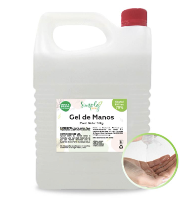 Alcohol en gel x galon