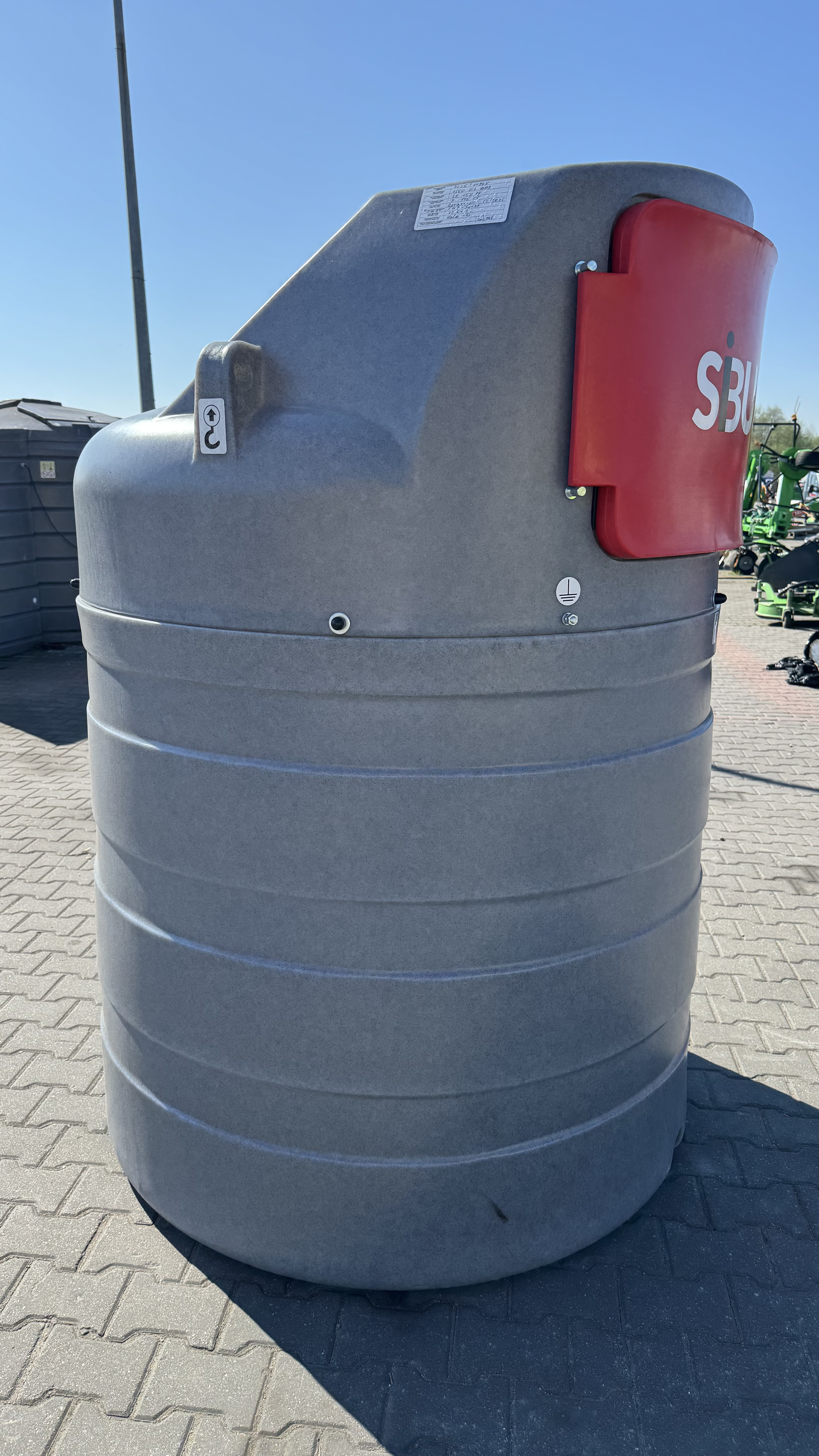 Stacionari dvisienė kuro talpykla SiBUSO 1500L