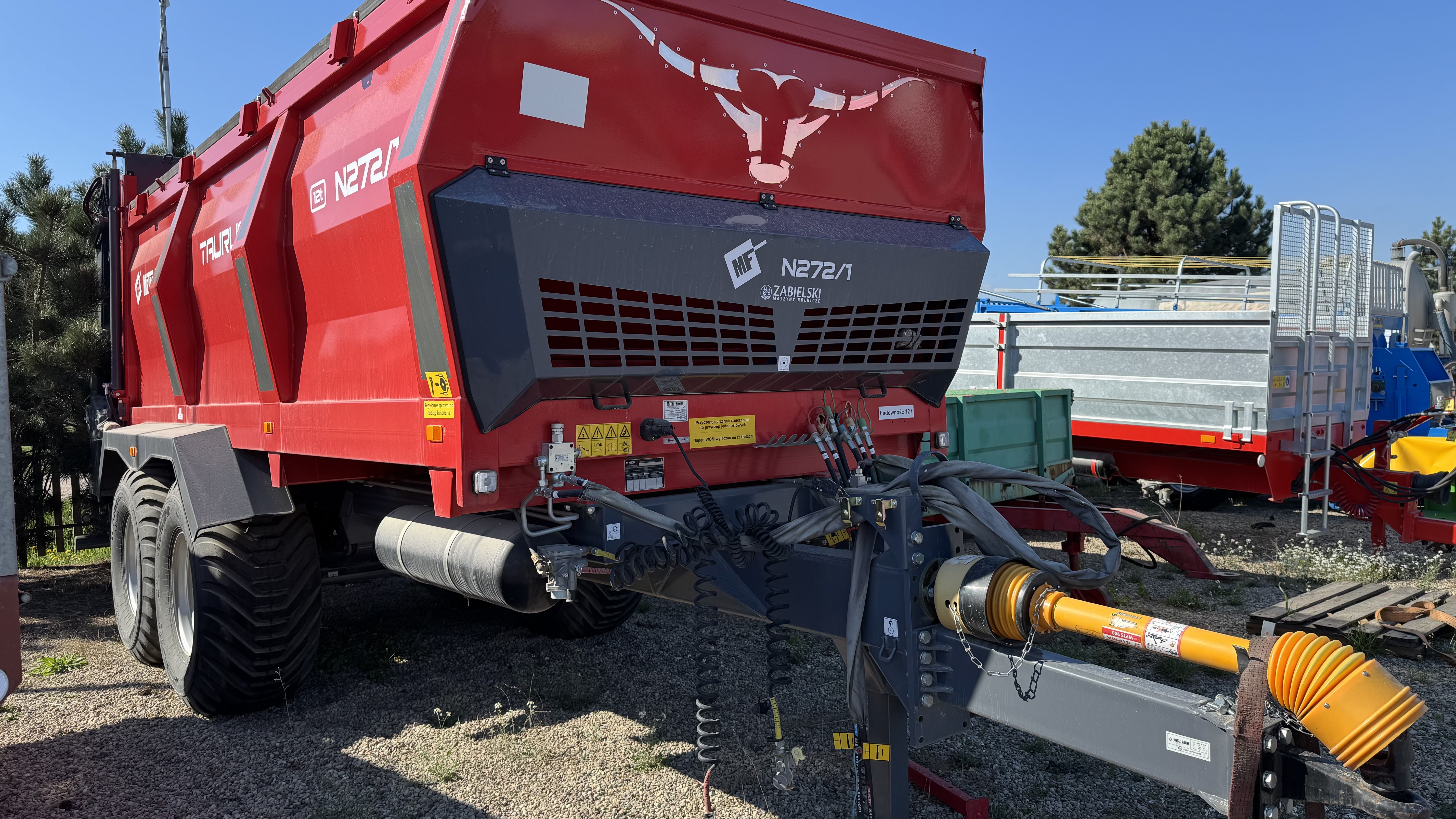 Mėšlo kratytuvai "Metal-Fach N272/1 Taurus", 12000 kg