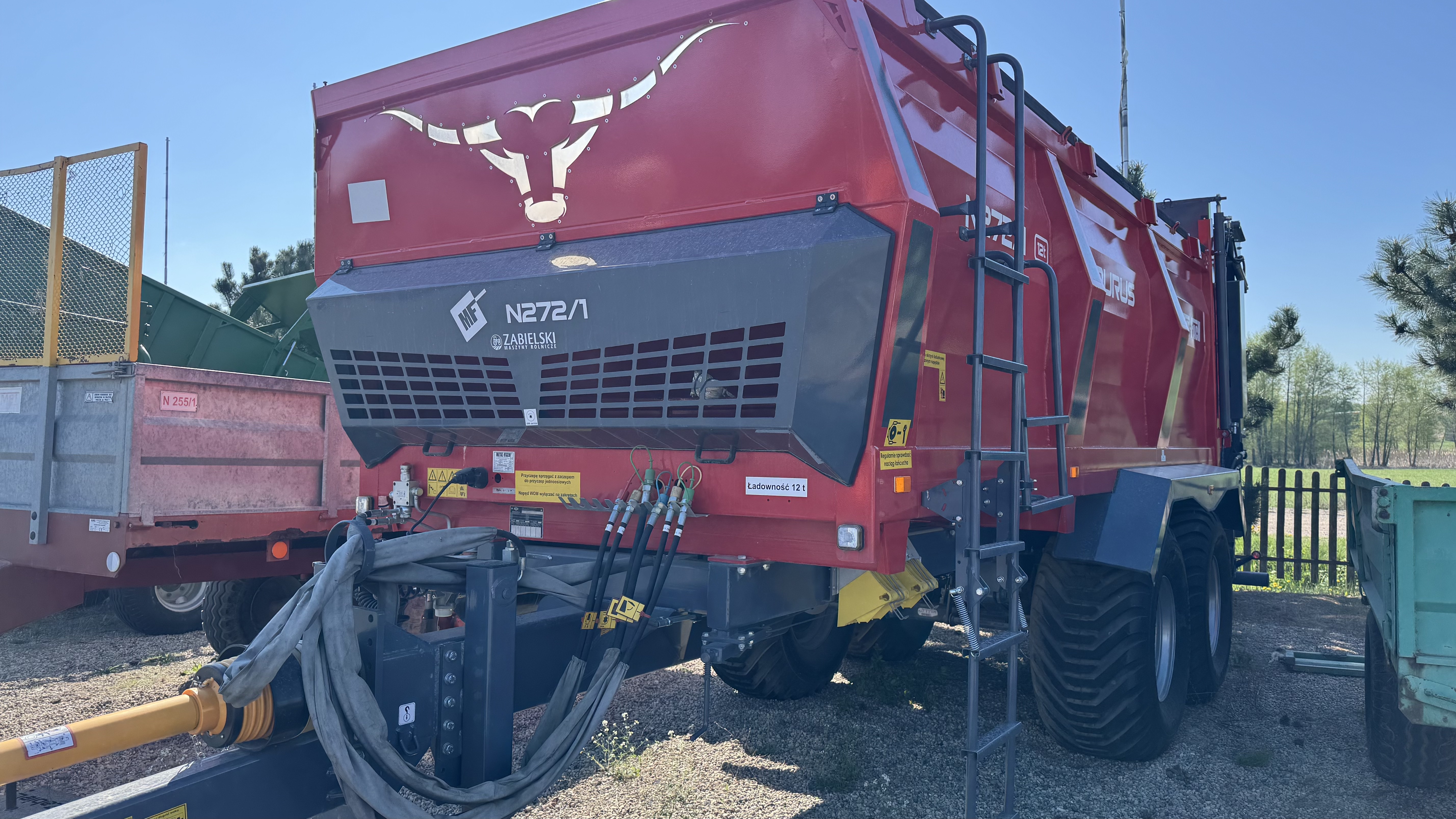 Mėšlo kratytuvai "Metal-Fach N272/1 Taurus", 12000 kg