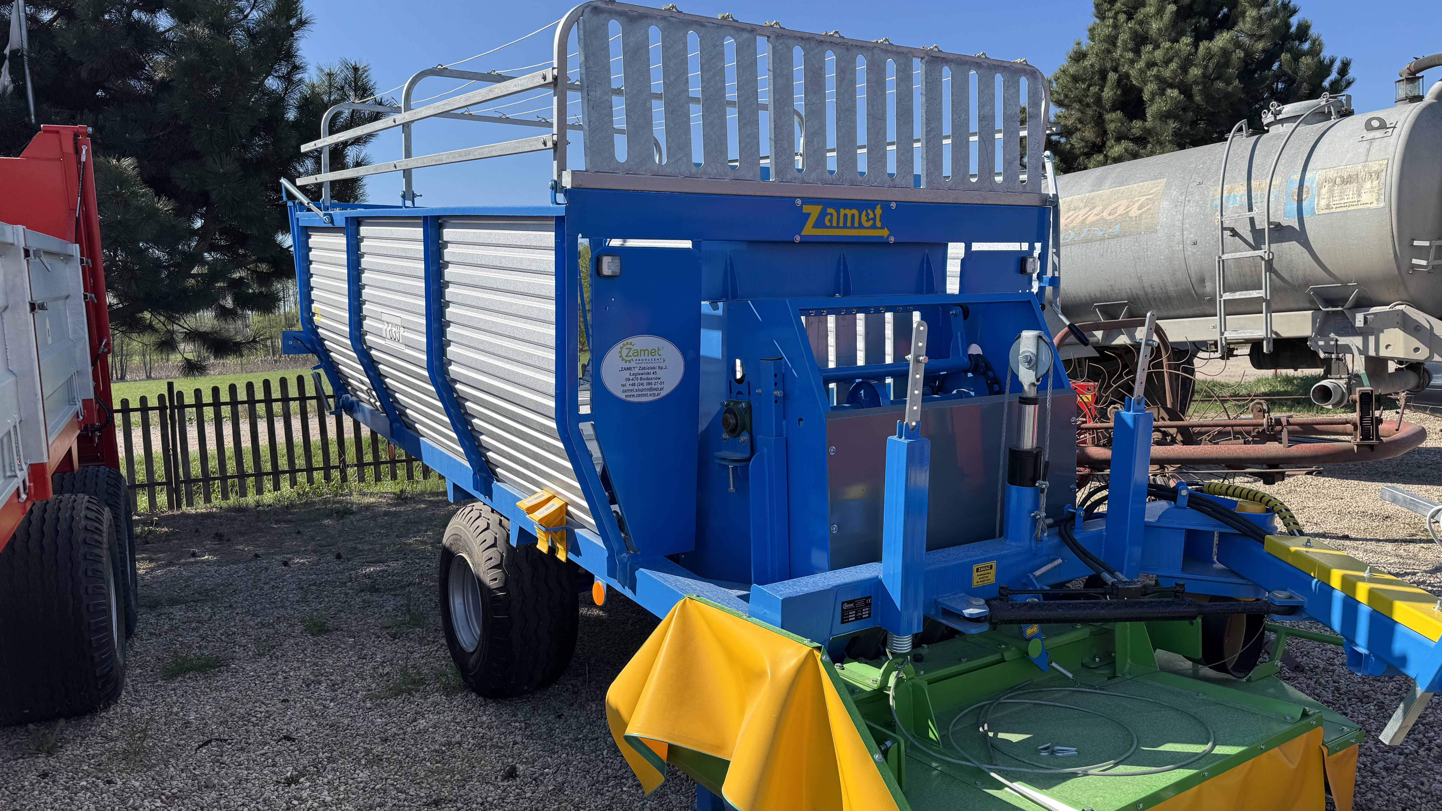 Žolės pjaunamosios - rinktuvai "Zamet T635"