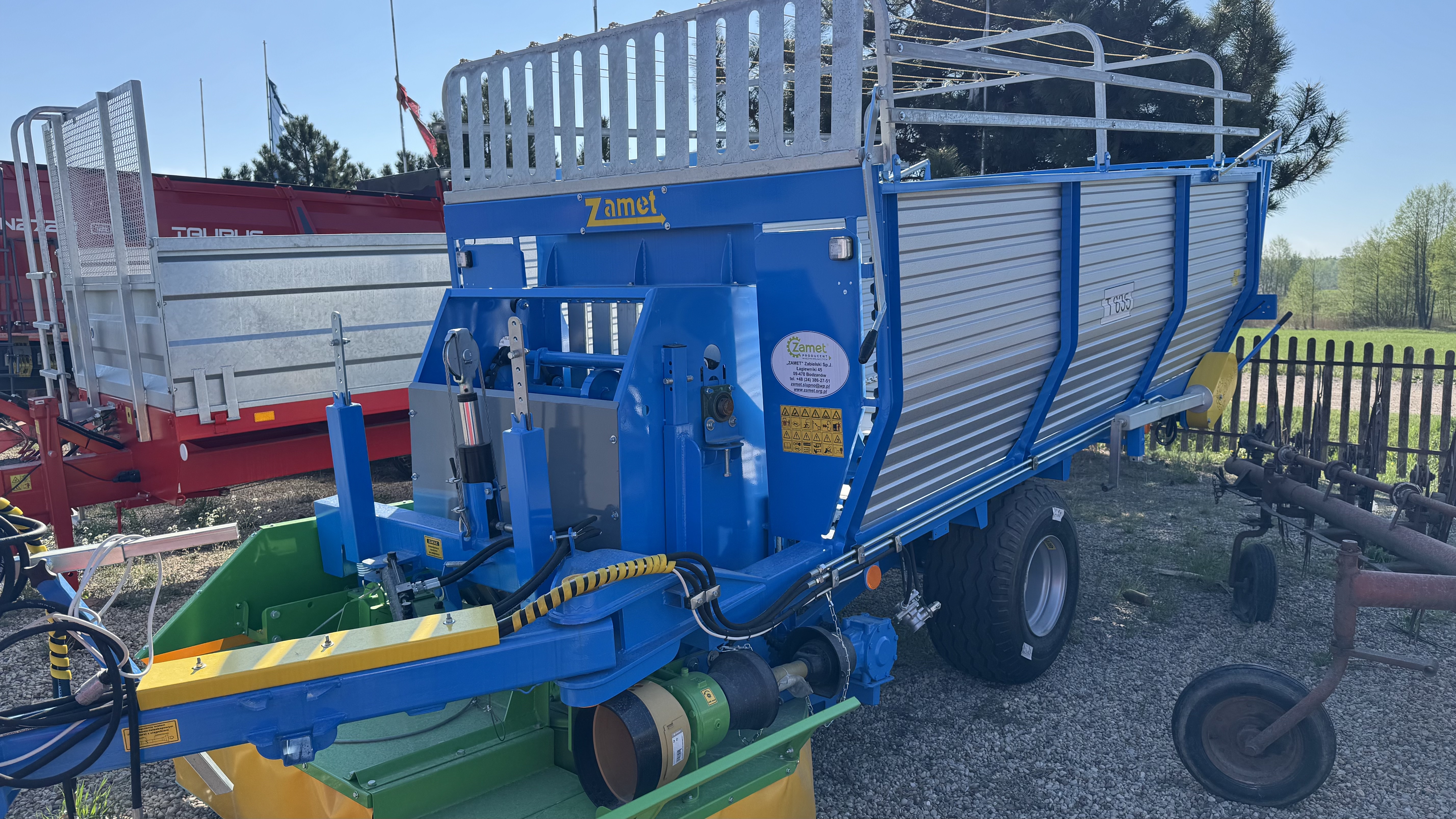 Žolės pjaunamosios - rinktuvai "Zamet T635"