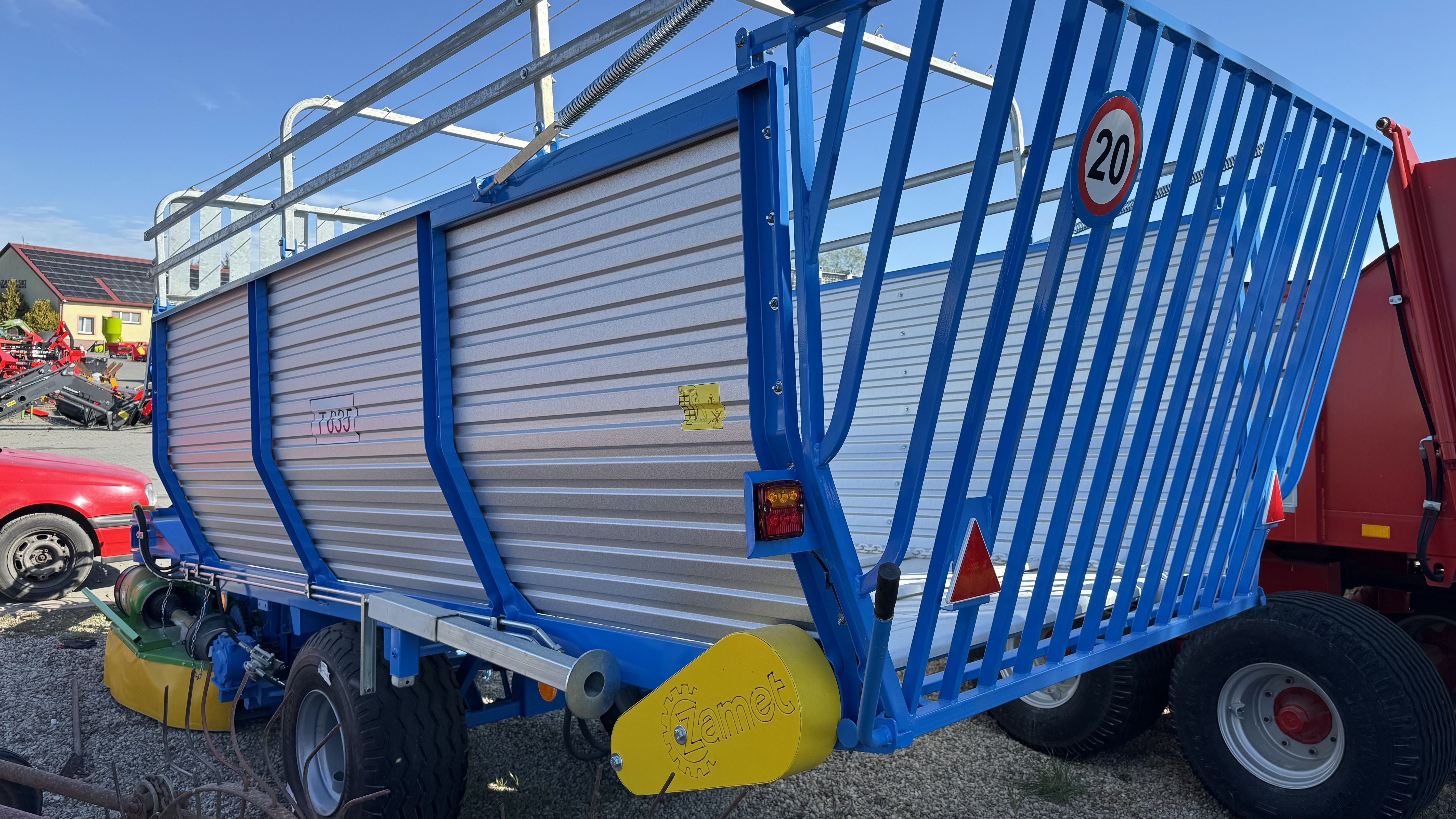 Žolės pjaunamosios - rinktuvai "Zamet T635"