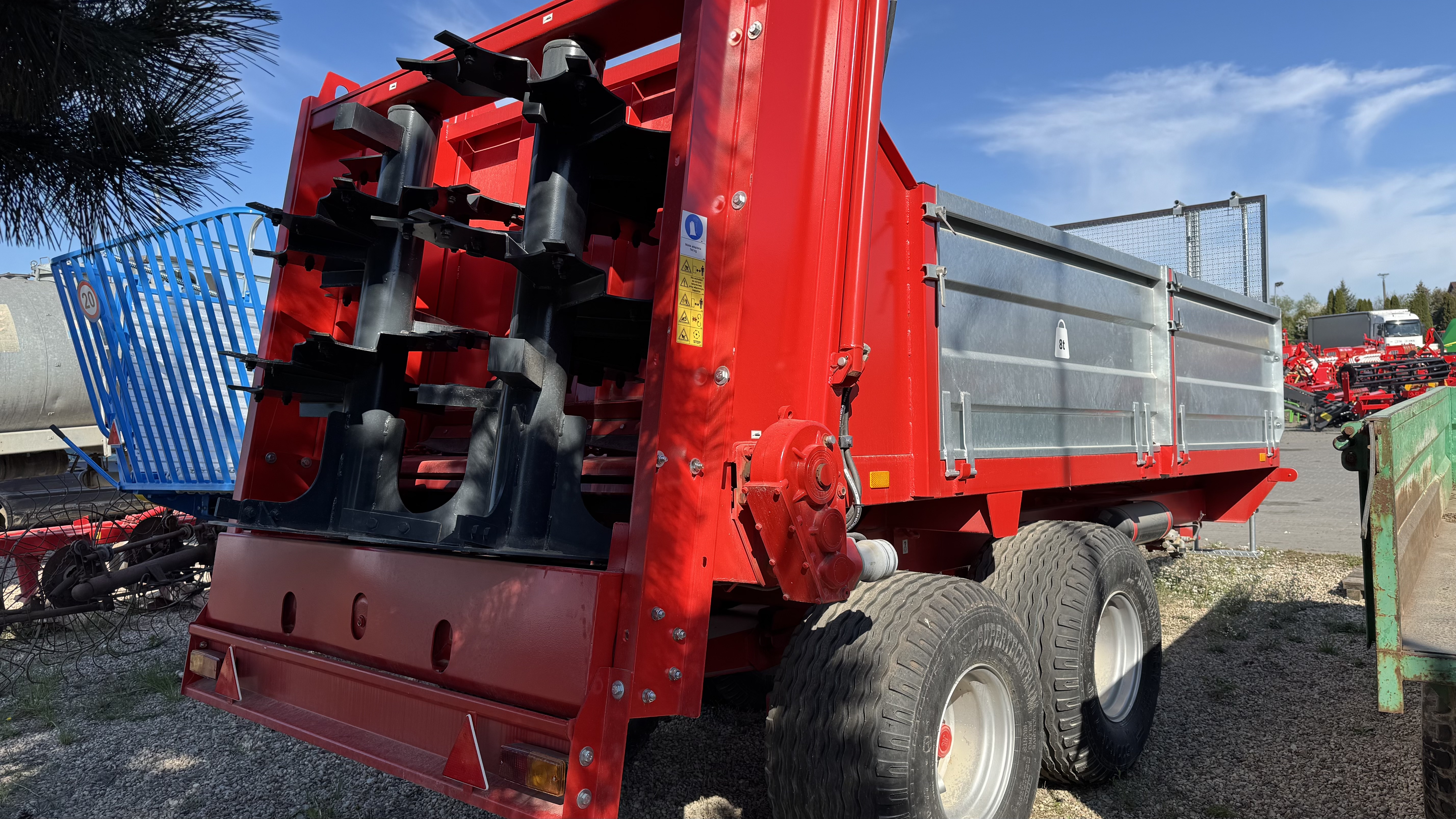 Mėšlo kratytuvas ROLTRANS N250/4 JAMNIK, 8 t.