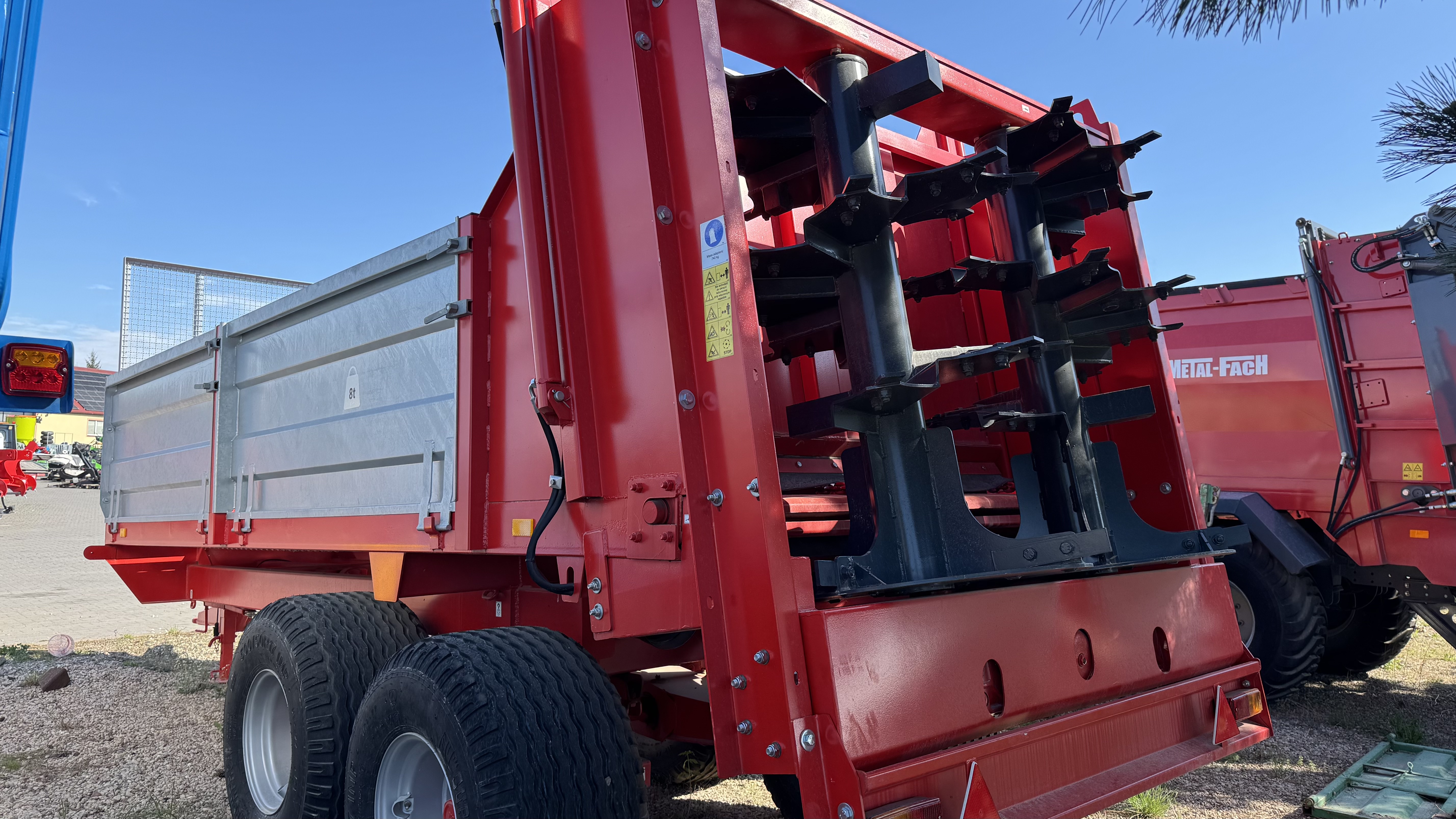 Mėšlo kratytuvas ROLTRANS N250/4 JAMNIK, 8 t.