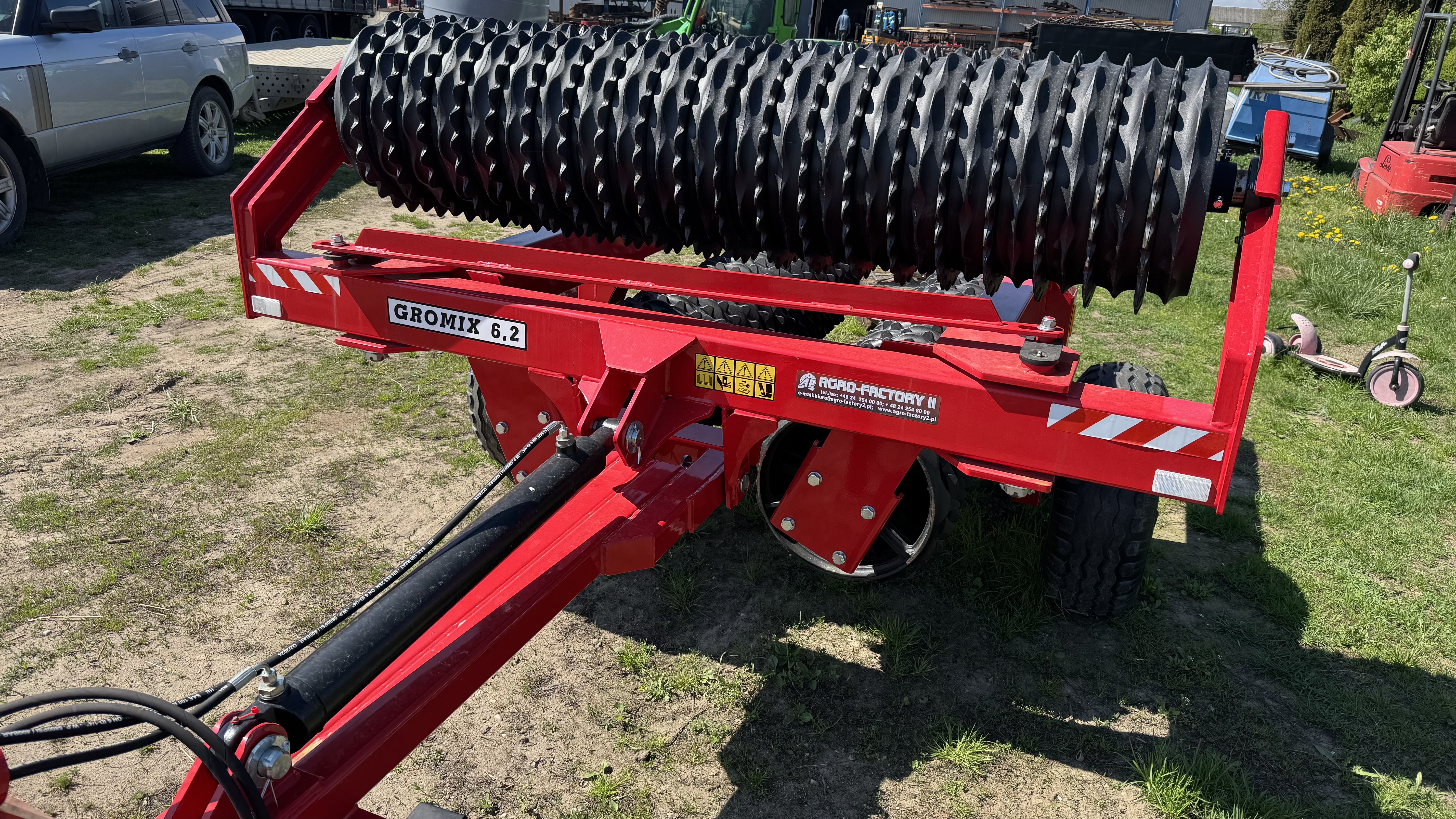 Prikabinami kembridžio tipo volai AgroFactory II GROMIX 