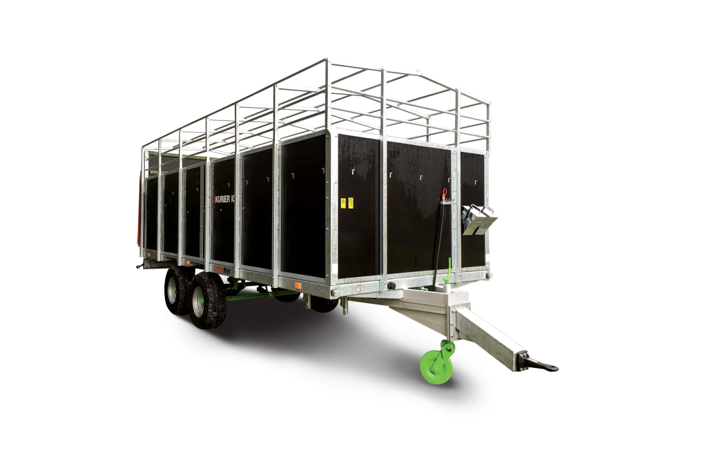 Cynkomet puspriekabė gyvuliams vežti KURIER-10 T-678