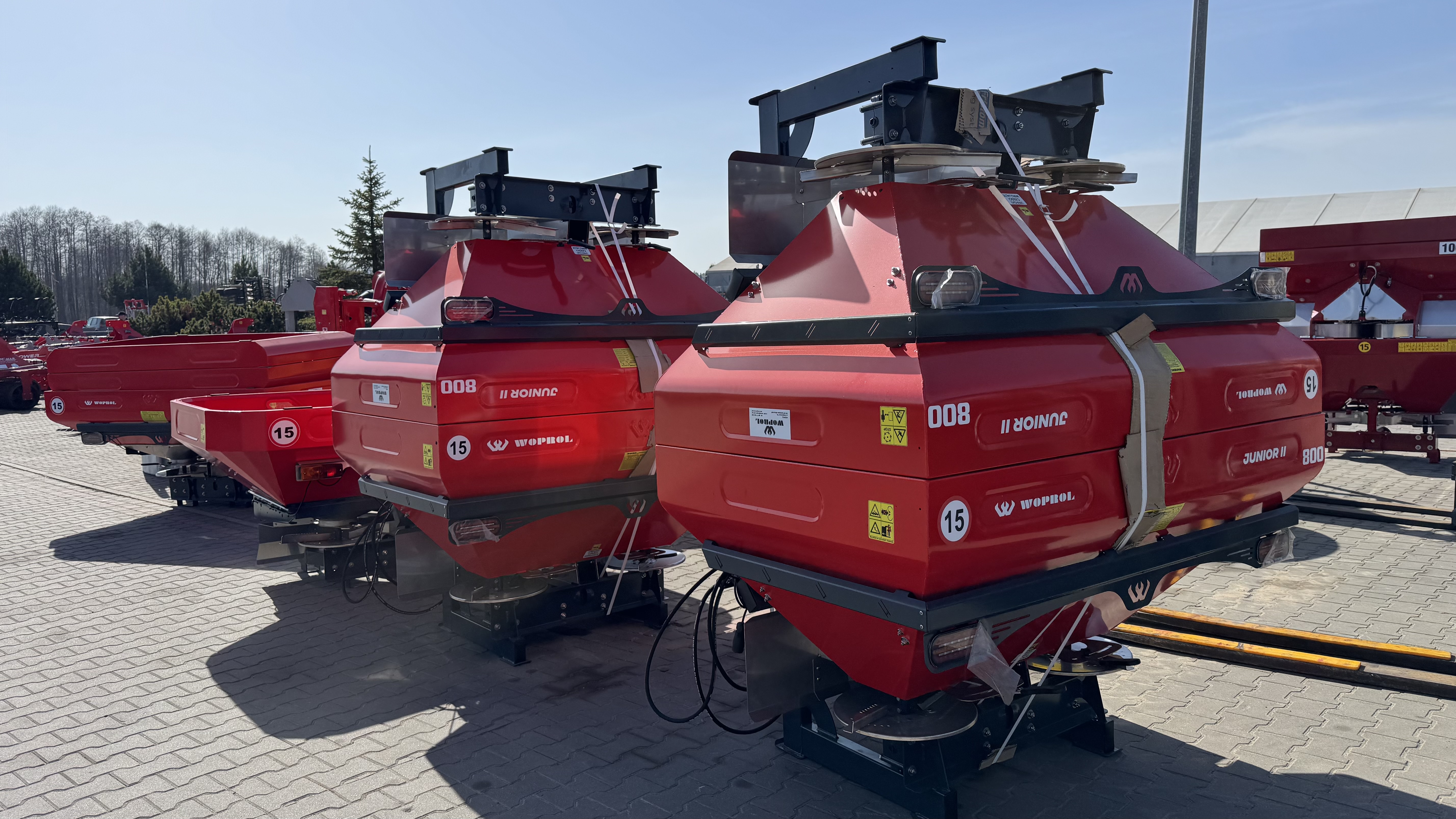 Dviejų diskų trąšų barstytuvas WOPROL JUNIOR II PLUS