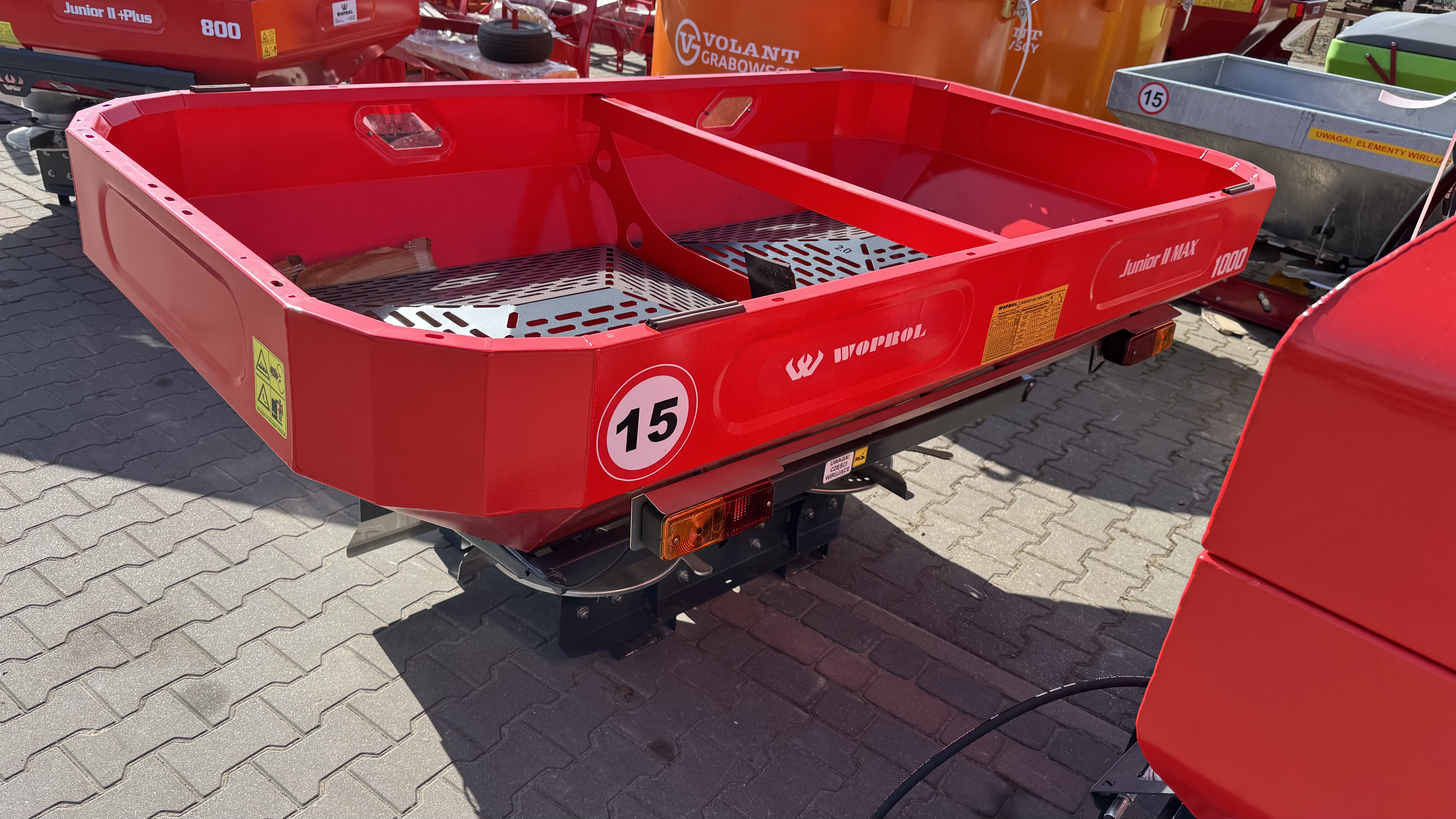 Dviejų diskų trąšų barstytuvas WOPROL JUNIOR II PLUS MAX